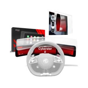 Matte GrizzGlass CarDisplay Protection MG Cyberster (2025) [2in1] 