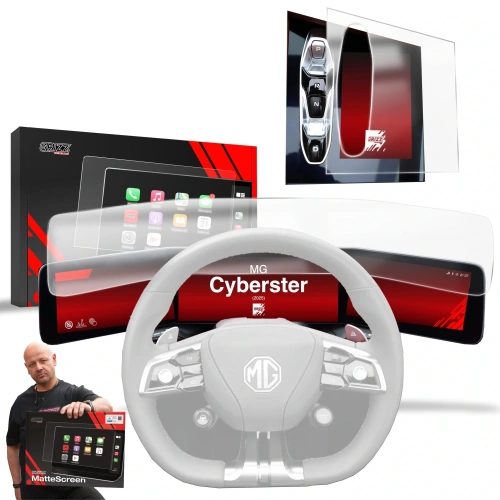 Folia matowa GrizzGlass CarDisplay Protection do MG Cyberster (2025) [2w1] 