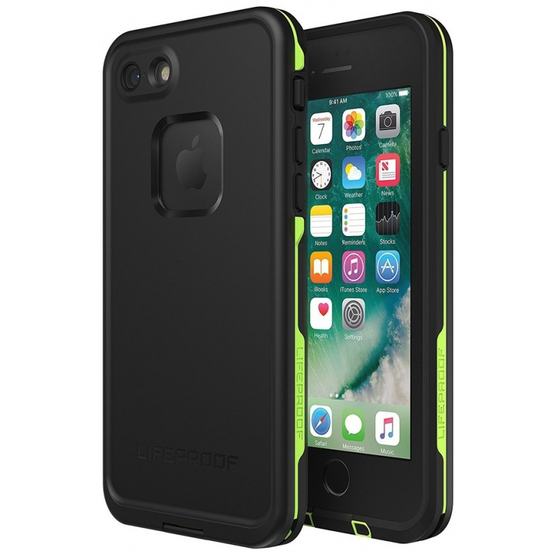 Hurtownia LifeProof - 660543426905 - LPR024BLKGRN - Etui wodoszczelne Lifeproof FRE Apple iPhone 7/8 (czarno-zielona) - B2B homescreen
