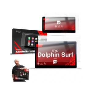 Matte GrizzGlass CarDisplay Protection BYD Dolphin Surf (2025) [2in1] 