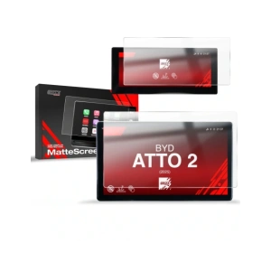 Matte GrizzGlass CarDisplay Protection BYD ATTO 2 (2025) [2in1] 
