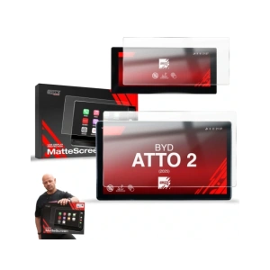 Matte GrizzGlass CarDisplay Protection BYD ATTO 2 (2025) [2in1] 