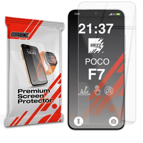 Szkło hybrydowe GrizzGlass HybridGlass do Xiaomi POCO F7 5G
