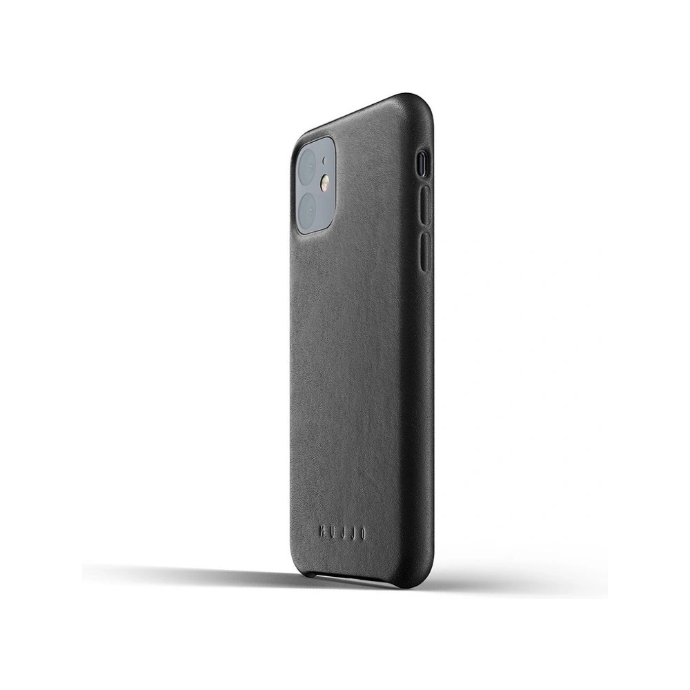 Hurtownia GSM - Etui Mujjo Full Leather Case Apple iPhone 11 (czarne) - MUJ004BLK - {ean13} - Hurt
