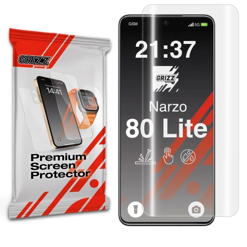 Folia hydrożelowa GrizzGlass Hydrofilm do Realme Narzo 80 Lite
