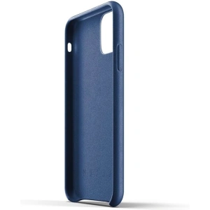 Mujjo Full Leather Wallet Case Apple iPhone 11 (blue)