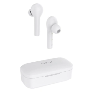 QCY T5 TWS Bezdrátová sluchátka Bluetooth 5.0 (bílé)