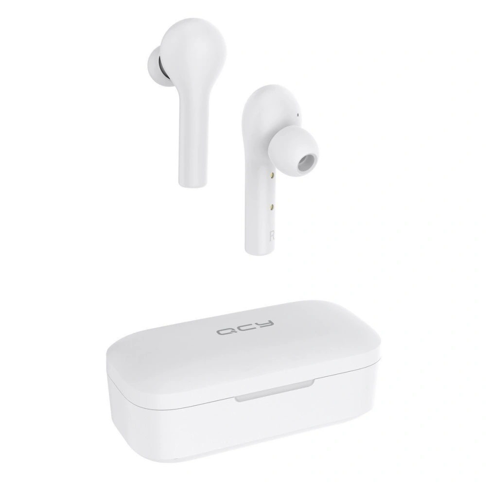 Hurtownia GSM - QCY T5 TWS Bezdrátová sluchátka Bluetooth 5.0 (bílé) - QCY019 - {ean13} - Hurt
