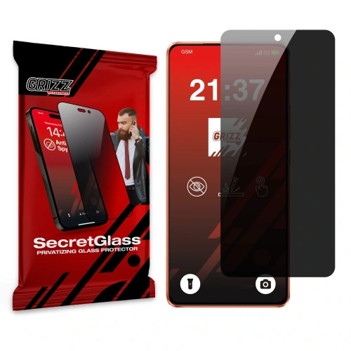Matowe szkło prywatyzujące GrizzGlass SecretGlass do Vivo iQOO Z10 Turbo