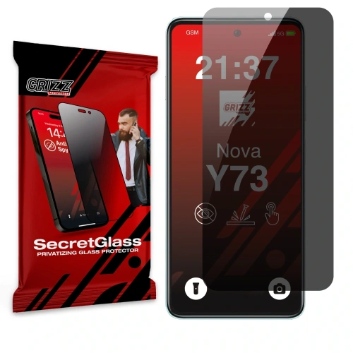 Matowe szkło prywatyzujące GrizzGlass SecretGlass do Huawei Nova Y73