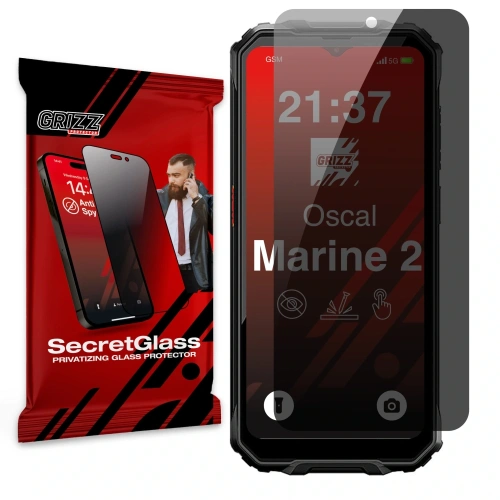 Matowe szkło prywatyzujące GrizzGlass SecretGlass do Oscal Marine 2