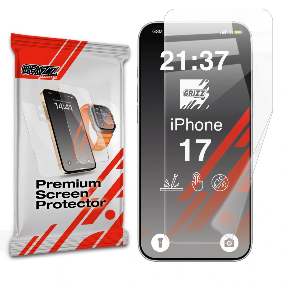 Folia ceramiczna GrizzGlass CeramicFilm do Apple iPhone 17