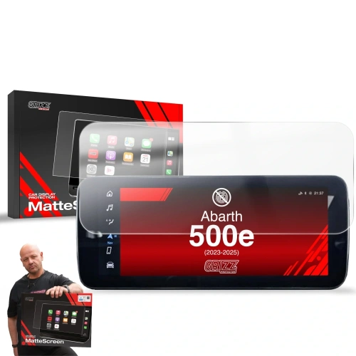 Folia matowa GrizzGlass CarDisplay Protection do Abarth 500e 12,3" (2023-2025)