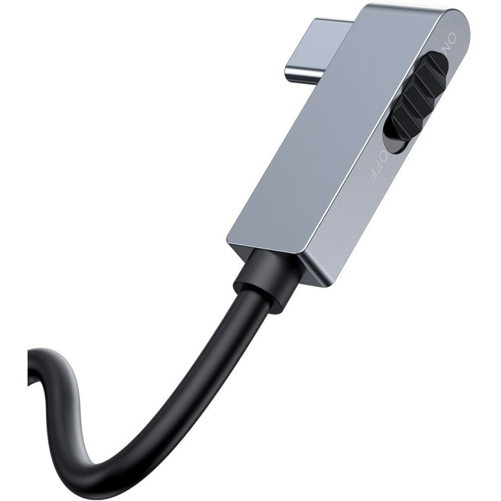 Hurtownia GSM - Adaptér 6w1 Baseus Bend Angle, Hub USB-C 2x USB 3.0 + HDMI 4K + microSD + USB-C PD + mini jack 3,5mm (šedý) - BSU1543GRY - {ean13} - Hurt