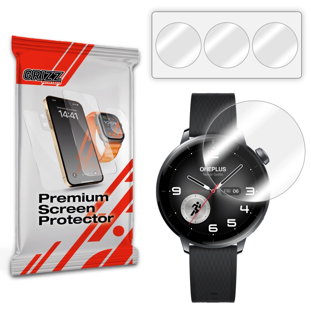 Folia hydrożelowa GrizzGlass Hydrofilm do OnePlus Watch 3 43mm