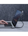 Hurtownia GSM - Adaptér 6w1 Baseus Bend Angle, Hub USB-C 2x USB 3.0 + HDMI 4K + microSD + USB-C PD + mini jack 3,5mm (šedý) - BSU1543GRY - {ean13} - Hurt
