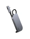 Hurtownia GSM - Adapter 6w1 Baseus Biegwinkel, Hub USB-C 2x USB 3.0 + HDMI 4K + microSD + USB-C PD + Mini-Klinke 3,5mm (grau) - BSU1543GRY - {ean13} - Hurt