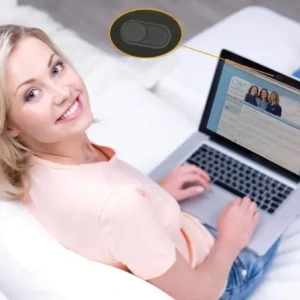 Tech-Protect Cam Fit+ Laptop Webcam Cover Black [3 PACK]