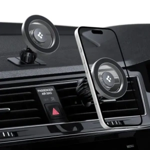 Spigen MFT13 Magnetic MagSafe Dashboard & Vent Car Mount Silver