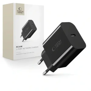 Tech-Protect NC20W USB-C Network Charger PD 20W Black