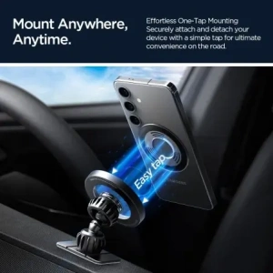 Spigen MFT13 Magnetic MagSafe Dashboard & Vent Car Mount Silver