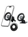 Uchwyt samochodowy na kokpit / do kratki Spigen MFT13 Magnetic MagSafe Dashboard & Vent Car Mount Black