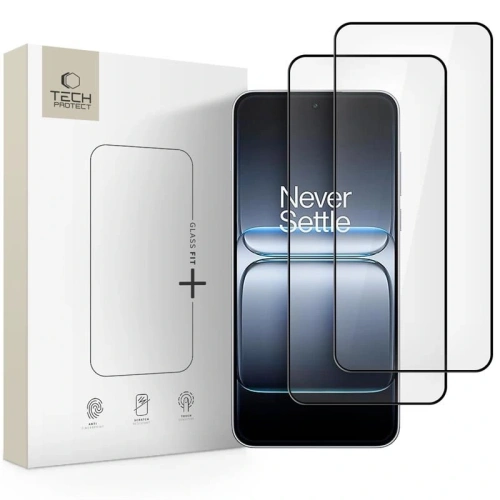 Szkło hartowane Tech-Protect Glass Fit+ do OnePlus Nord 5 Black [2 PACK]