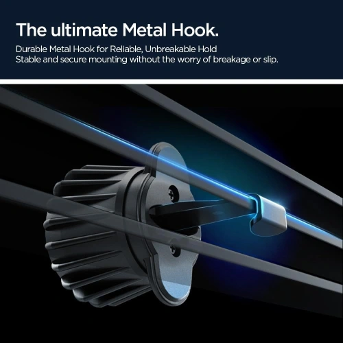 Uchwyt samochodowy na kokpit / do kratki Spigen MFT13 Magnetic MagSafe Dashboard & Vent Car Mount Black