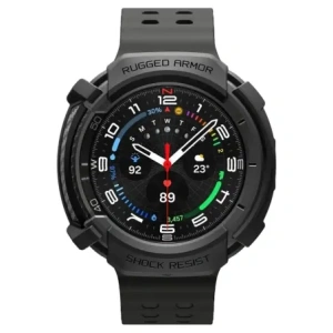 Etui Spigen Rugged Armor Samsung Galaxy Watch 8 Classic (46 Mm) Matte Black