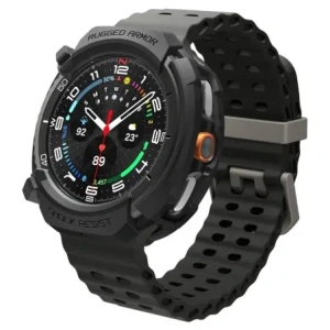 Etui Spigen Rugged Armor Samsung Galaxy Watch 8 Classic (46 Mm) Matte Black