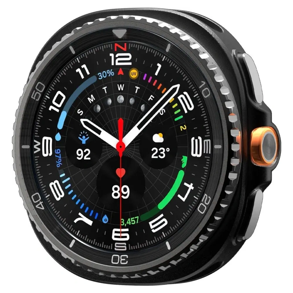 Etui Spigen Rugged Armor do Samsung Galaxy Watch 8 Classic 46mm Matte Black