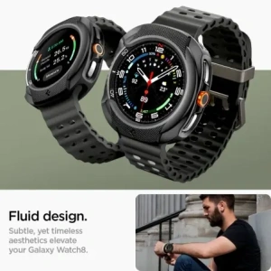 Etui Spigen Liquid Air Samsung Galaxy Watch 8 Classic (46 Mm) Matte Black