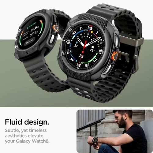 Etui Spigen Liquid Air do Samsung Galaxy Watch 8 Classic 46mm Matte Black
