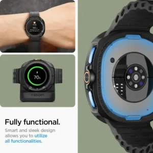 Etui Spigen Liquid Air do Samsung Galaxy Watch 8 Classic 46mm Matte Black