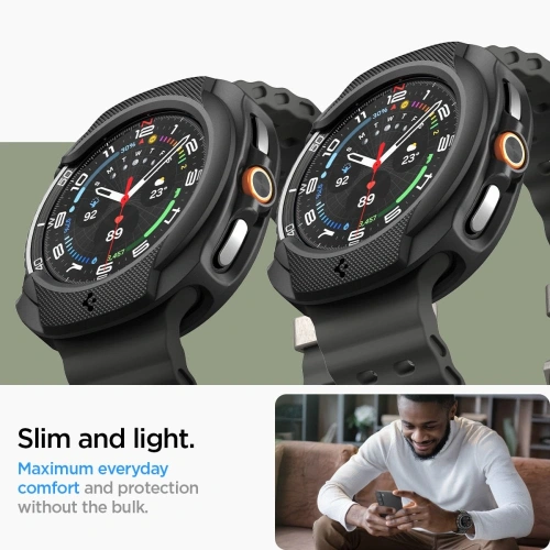Etui Spigen Liquid Air do Samsung Galaxy Watch 8 Classic 46mm Matte Black