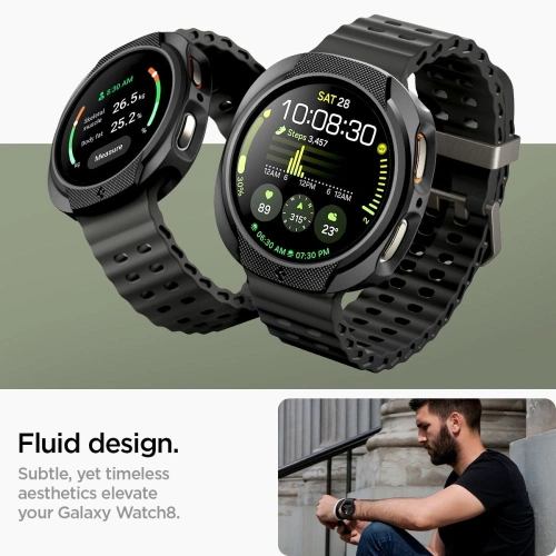 Etui Spigen Liquid Air do Samsung Galaxy Watch 8 44mm Matte Black