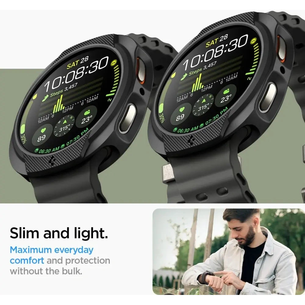 Etui Spigen Liquid Air do Samsung Galaxy Watch 8 44mm Matte Black