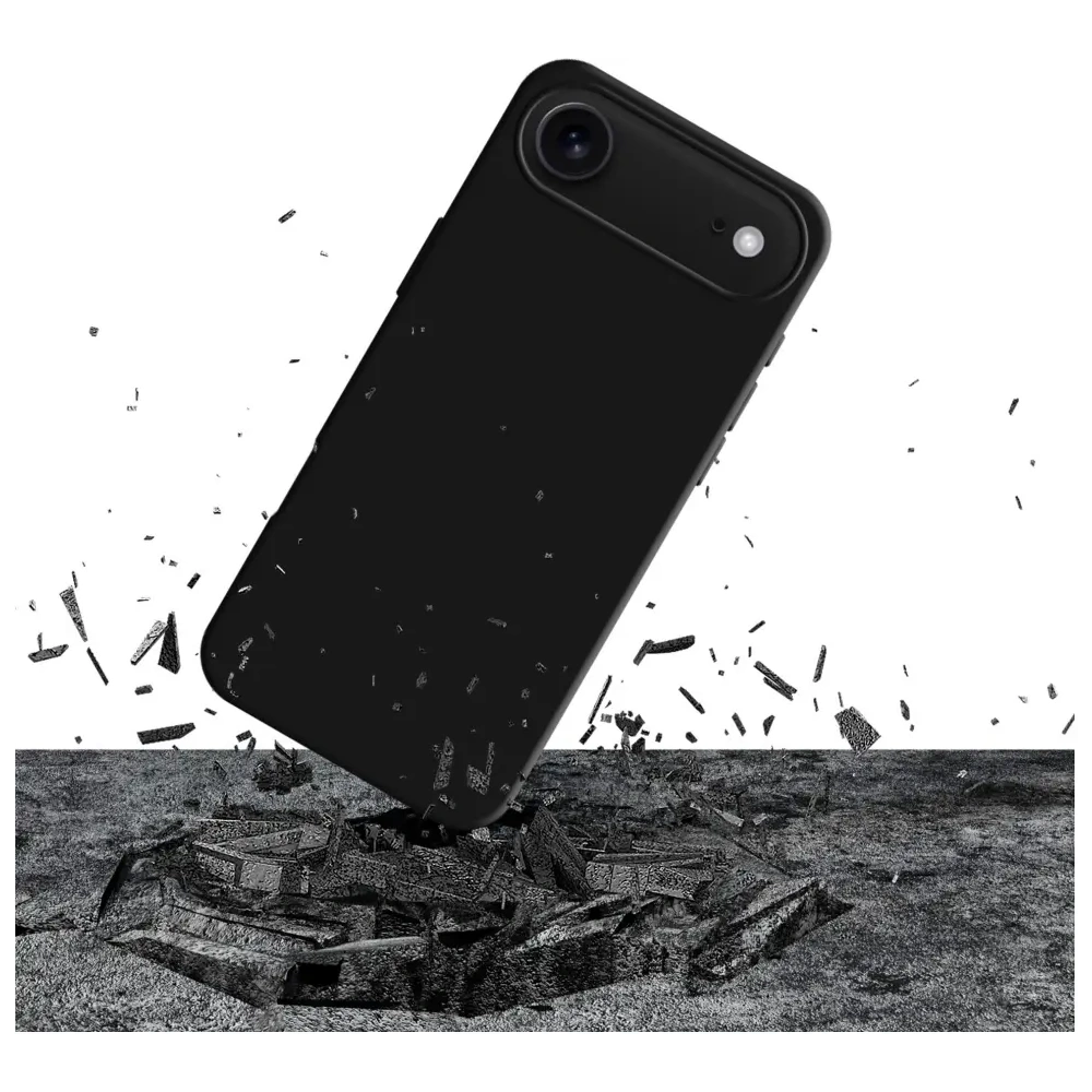 Etui 3MK Silicone Case do Apple iPhone 17 Air czarny