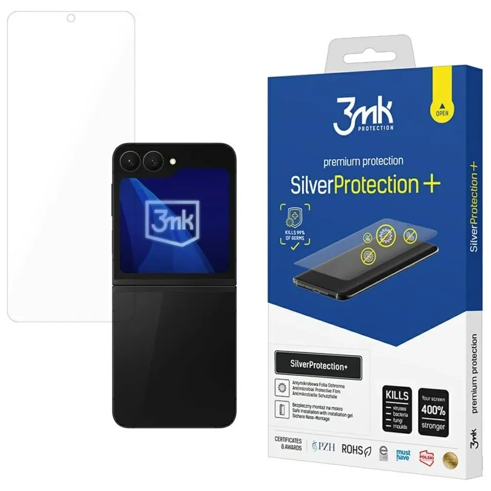 Antymikrobowa folia ochronna 3MK SilverProtect+ do Samsung Galaxy Z Flip 6 / Z Flip7 FE