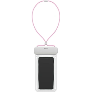 Universelle wasserdichte Hülle Baseus Let's Go für Smartphones (rosa)