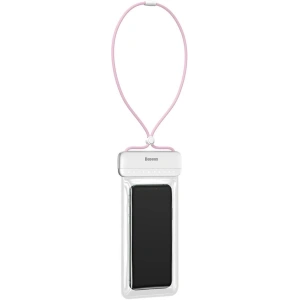Universelle wasserdichte Hülle Baseus Let's Go für Smartphones (rosa)