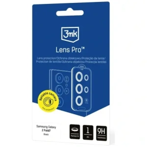 Szkło hybrydowe na obiektyw aparatu 3MK Lens Protection Pro do Samsung Galaxy Z Fold7 czarny
