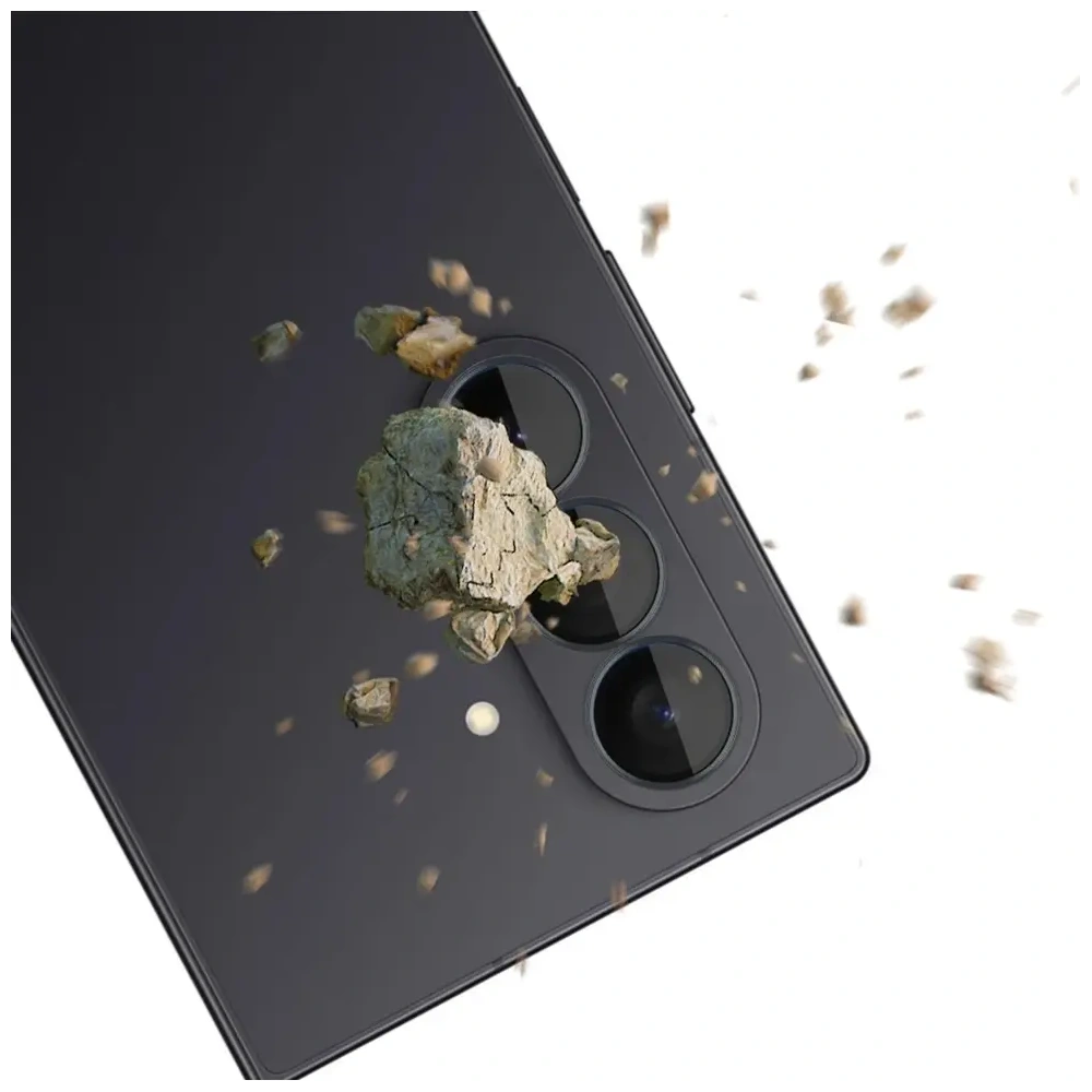 Szkło hybrydowe na obiektyw aparatu 3MK Lens Protection Pro do Samsung Galaxy Z Fold7 czarny