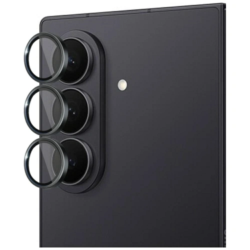 Szkło hartowane na obiektyw aparatu 3MK Lens Protection Pro do Samsung Galaxy Z Fold7 czarny