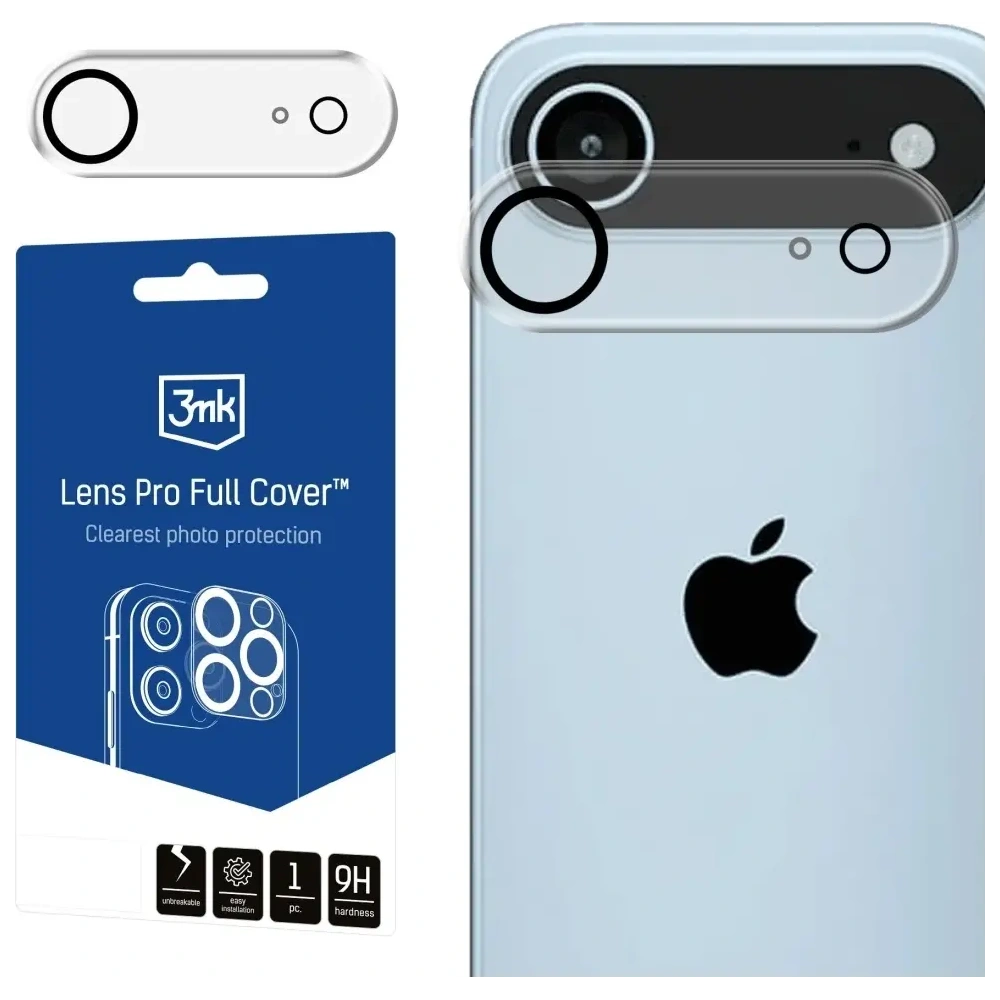 Ochrona na obiektyw aparatu 3MK Lens Pro Full Cover do Apple iPhone 17 Air