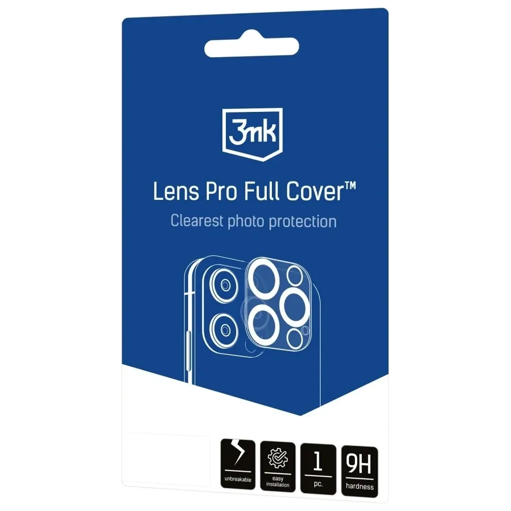 Ochrona na obiektyw aparatu 3MK Lens Pro Full Cover do Apple iPhone 17 Air