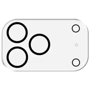 Ochrona na obiektyw aparatu 3MK Lens Pro Full Cover do Apple iPhone 17 Pro Max