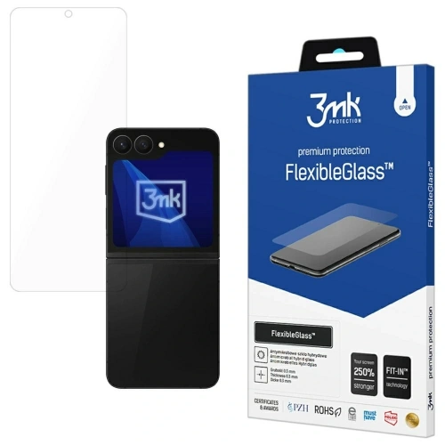 Szkło hybrydowe 3MK FlexibleGlass do Samsung Galaxy Z Flip 6 / Z Flip7 FE