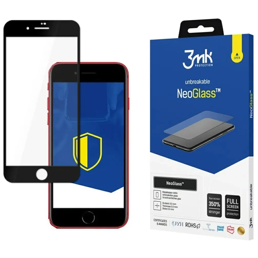Szkło hybrydowe 3MK NeoGlass do Apple iPhone 7 / 8 / SE 2020/2022