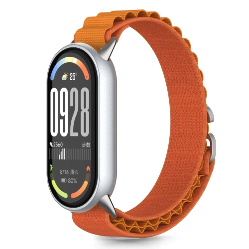 Pasek Tech-Protect Nylon Pro do Xiaomi Smart Band 8 / 9 / 10 / NFC Orange